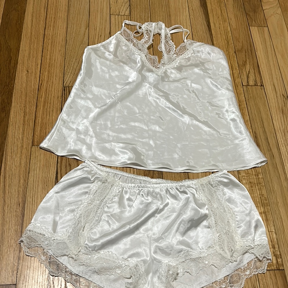 Camisole/bottom set with BRIDE robe
